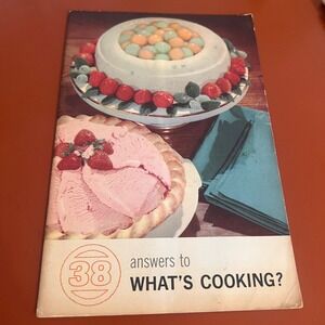 Vtg 1961 Carnation Evaporated Milk Recipe Booklet 38 Answers to Whats Cooking